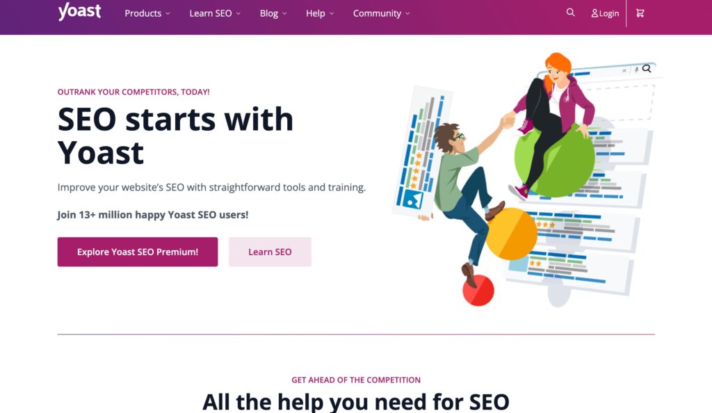 yoast landing page